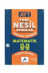 AYT Matematik Yeni Nesil 6+2 Denemesi Tamamı Çözümlü Prf Paraf Yayınları - 1