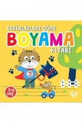 Çikolata Yayınevi Etkinliklere Göre Boyama Kitabı - Sarı - - 1