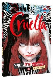 Disney Manga Cruella Siyah Beyaz Ve Kırmızı - 1