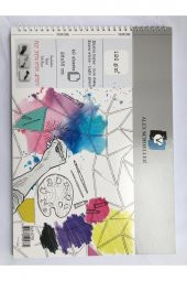 Alex Schoeller Spiralli Resim Defteri 40 Yp. 25 x 35 cm 120 gr - 1