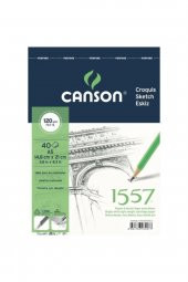 Canson 120 gr 40 Yaprak A5 Boy Croquis Eskiz Çizim Defteri 1557 - 1