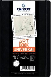 Canson Universal Art Book Çizim Defteri 96g 112 Yaprak 10,2x15,2cm - 1