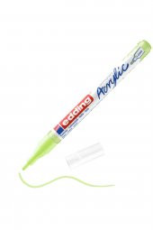 Edding 5300 İnce Uçlu Akrilik Markör - Pastel-Yeşil - 1-2 Mm’Lik İnce Yuvarlak Uç - 1