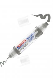 Edding 5400 Akrilik 3D Double Liner - Antrasit – 2-3, 5-10 Mm’Lik 2 Başlık thumbnail 1