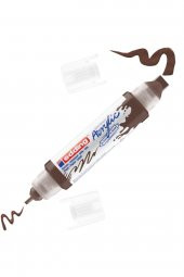 Edding 5400 Akrilik 3D Double Liner - Çikolata Kahvesi - 2-3, 5-10 Mm’Lik 2 Başlık - 1