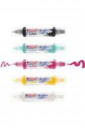 Edding 5400 Akrilik 3D Double Liner 5 Tüplü Akrilik Boya Seti (Temel) thumbnail 2