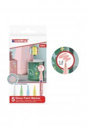 Edding 751 Örtücü Boya Kalem Seti 5li + Pastel Tonlar - 1