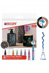 Edding 751 Örtücü Boya Kalem Seti 8li + Metalik Tonlar - 1