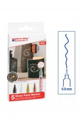 Edding Gloss Paint Marker 5li 0.8mm thumbnail 1