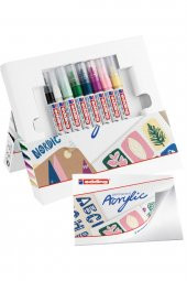 Edding Kolay Başlangıç Seti - 8’Li Akrilik Markör Seti (Nordic), thumbnail 1