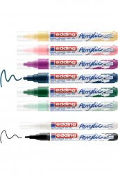Edding Kolay Başlangıç Seti - 8’Li Akrilik Markör Seti (Nordic), thumbnail 4