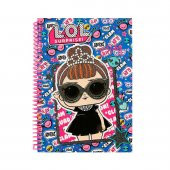 L.O.L. Sürprizli Çizgili Defter A5 80 Yaprak thumbnail 1