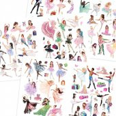Top Model Çıkartma Kitabı Ballet World - 2