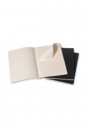 Moleskine Cahier Büyük Boy Karton Kapak Çizgili Defter Siyah - 2