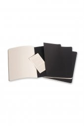 Moleskine Cahier Büyük Boy Karton Kapak Çizgili Defter Siyah - 4