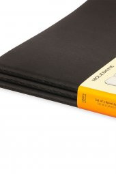 Moleskine Cahier Büyük Boy Karton Kapak Çizgili Defter Siyah - 5