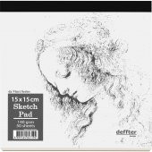 Deffter Eskiz Defteri 15 x 15 cm Beyaz thumbnail 2
