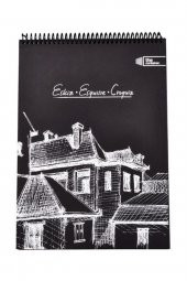 Deffter Eskiz Defteri Siyah A4 64498-8 - 1