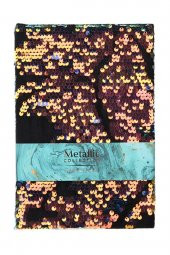 Pyrus A5 Pullu Defter Turkuaz-Gold - 1