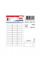 Tanex Ofc-107 Çıkartma Etiket 30x12 Mm - 1