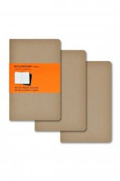 Moleskine Cahier 3Lü Defter Kraft Cep Qp411 - 1