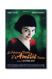Deffter Film Afişleri Amelie Sert Kapak 14x20 Çizgili 96 Sayfa Not Defteri - 1