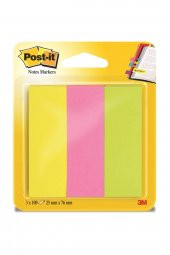 Post-it® Not Sayfa Isareti, 3 Renk x 100 yaprak - 1