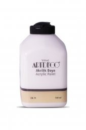 Artdeco Akrilik Ahşap Boyası 500 ml 3619 Beyaz thumbnail 1