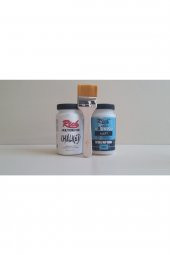 Rich Chalked Set 250 cc Beyaz + 250 cc Mat Vernik + Fırça Chalked Set - 1