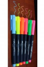 Faber- Castel Neon 1,5mm 6 Renk Vip Model Markör ( Yeniiiii ) - 3