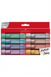 Faber-Castell 46 Metalik Renkler Fosforlu Kalem 8li - 2