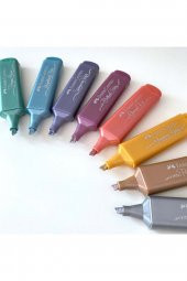 Faber-Castell 46 Metalik Renkler Fosforlu Kalem 8li - 4