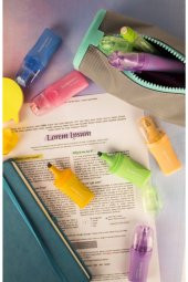 Serve Berry Mini Fosforlu Kalem Pastel Lavanta thumbnail 4