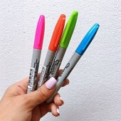Sharpie Fine Permanent Markör Canlı Renkler 4Lü - 2