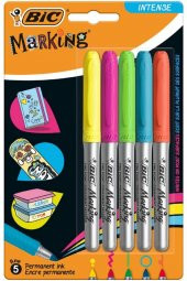Bic Marking Colour Permanent 5li Ana Renkler thumbnail 1