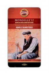 Hardtmuth Mondeluz Aquarell Sulu Boya Kalemi 12 Renk - 1