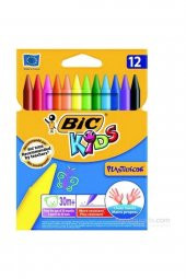 Bic Kids Plastidecor Silinebilir Elleri Kirletmeyen Pastel Boya 12 Renk thumbnail 1