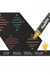 Carioca Metalik Maxi Yıkanabilir Pastel Boya 8li thumbnail 2