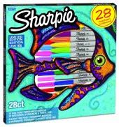 Sharpie Fine Permanent Markör Karışık  28Li - Balık thumbnail 1