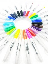 Sharpie Fine Permanent Markör Karışık  28Li - Balık thumbnail 3