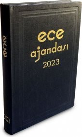Ece Ajandası - 2023 Ticari Koleksiyonu - Anadolu 17 x 25 cm Siyah - 1