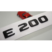E 200 Bagaj Parlak Siyah ABS 3M 3D Yazı Logo thumbnail 1