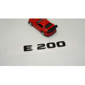 E 200 Bagaj Parlak Siyah ABS 3M 3D Yazı Logo thumbnail 2