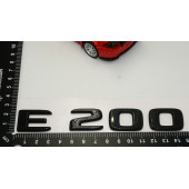 E 200 Bagaj Parlak Siyah ABS 3M 3D Yazı Logo thumbnail 5