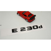 E 230d Bagaj Parlak Siyah ABS 3M 3D Yazı Logo - 2