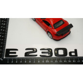 E 230d Bagaj Parlak Siyah ABS 3M 3D Yazı Logo - 5