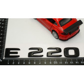 E 220 Bagaj Parlak Siyah ABS 3M 3D Yazı Logo - 5