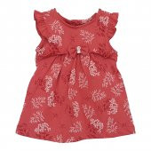 Caramell Bebek Elbisesi - ELB7068 - Little Flower - Kiremit - 1