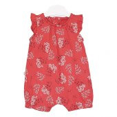 Caramell Bebek Tulumu - TK7067 Little Flower - Kiremit - 1