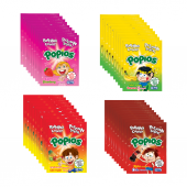Hleks Patlayan Şeker Popios 4 Çeşit Karışık Kutu 40 Adet Popios Karışık Patlayan Şeker - 1